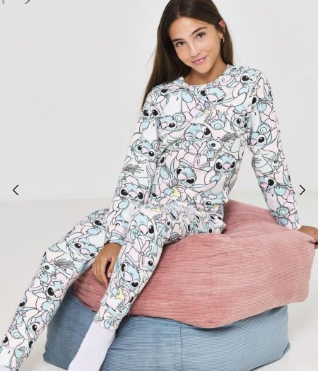 סט פיג'מה פוטיר stitch