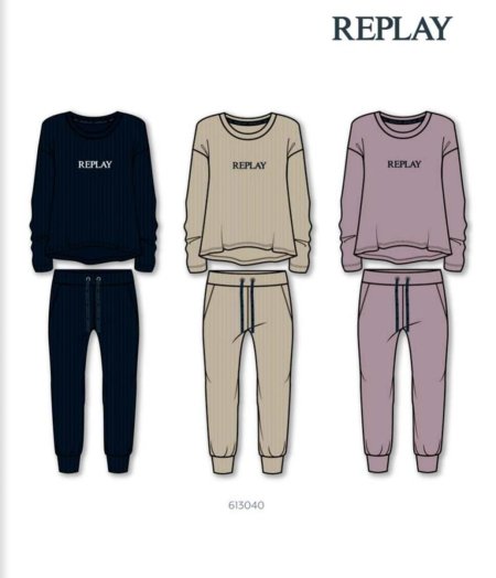 חלפת טרנינג 2חלקים לנשים replay