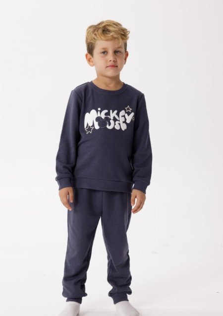 סט פיג'מה ארוכה פרנץ' טרי mickey