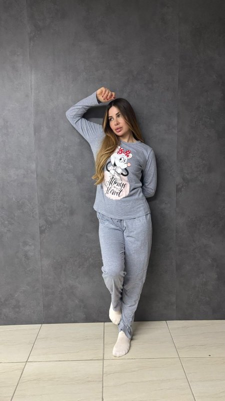 פיג'מה אפור