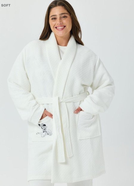 חלוק קווילט מיני