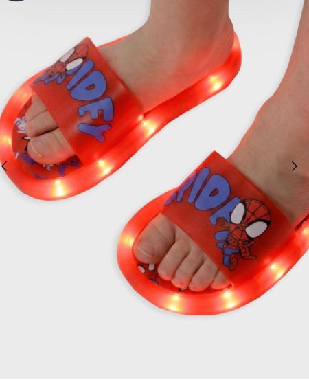 נעלי בית עם אורות SpIDERMAN