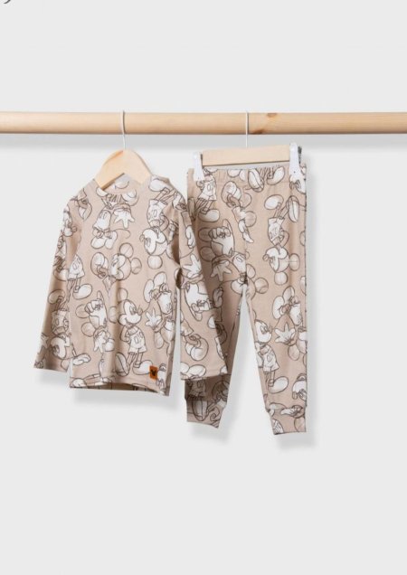 סט פיג'מה ארוכה מיקי