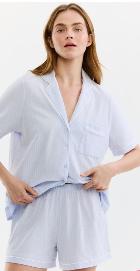 סט פיג'מה מכופתרת מארז מתנה