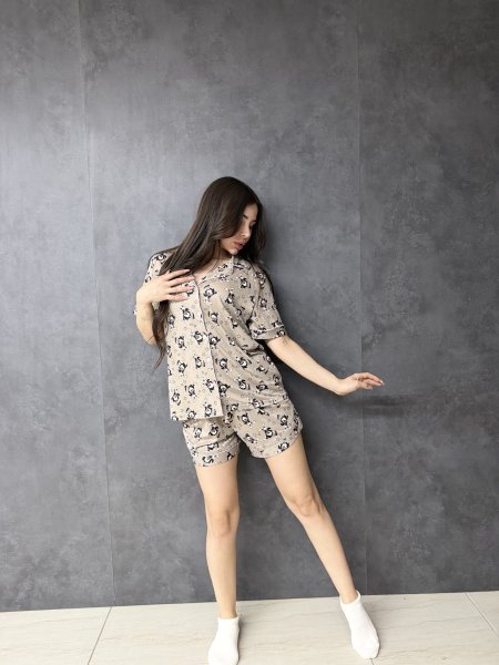 סט פיג׳מה כ.קצר