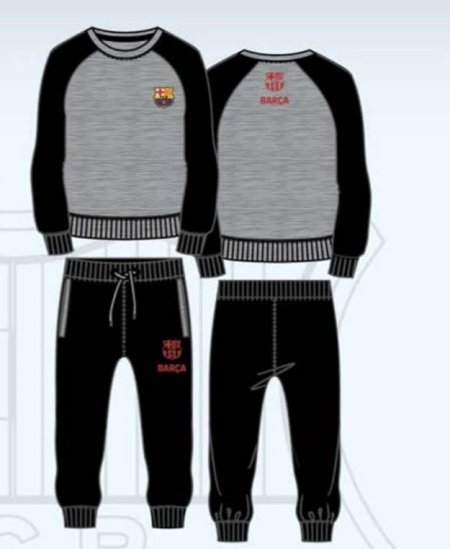 برشلونة اسود ورمادي